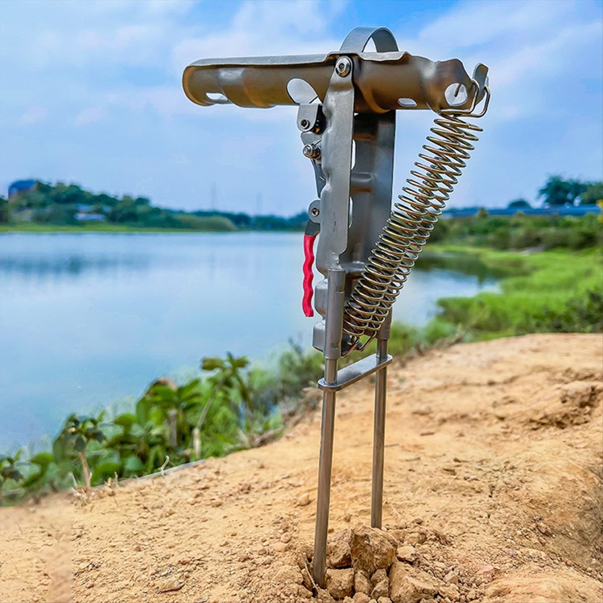 ABPF Fishing Rod Ground Holder - Fishing Rod Holder ulasan dan harga