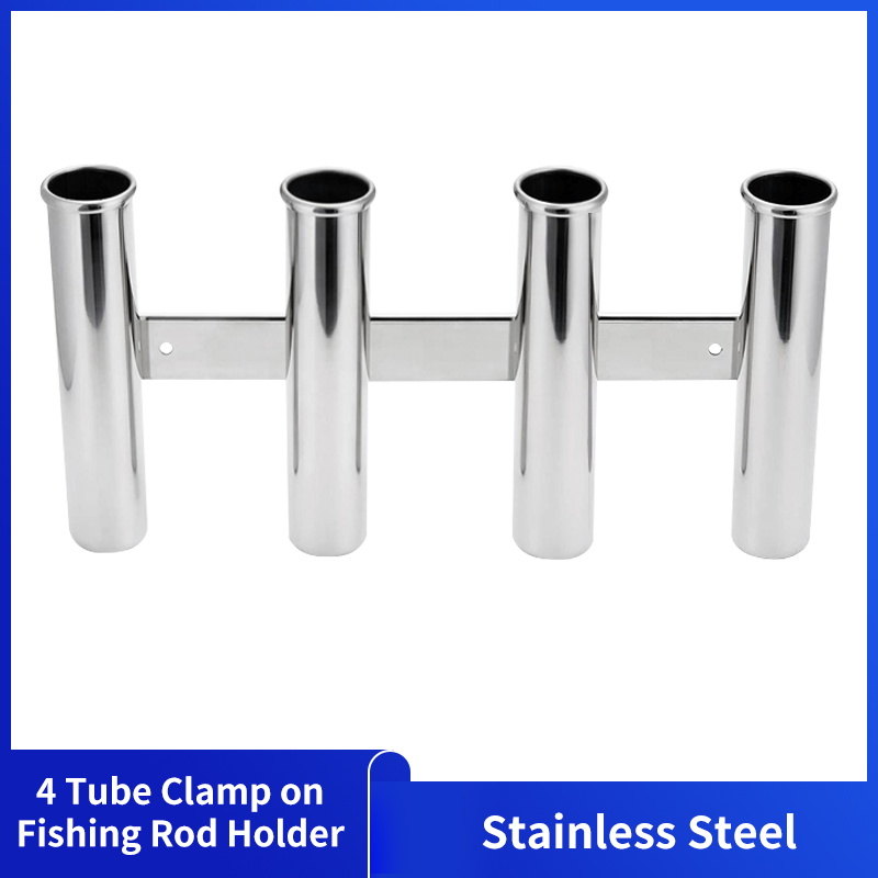 Stainless Steel 4 Tubes Rod Ho - Fishing Rod Rack ulasan dan harga