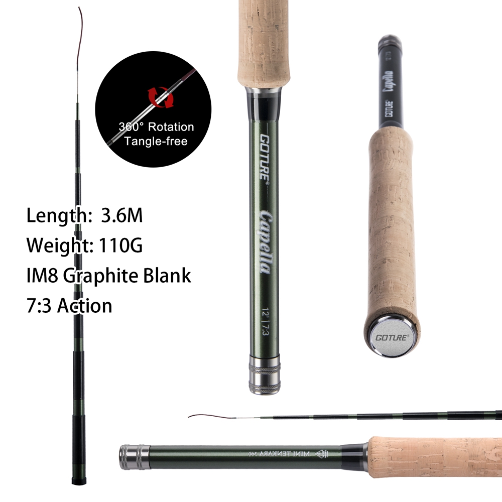 Goture Tenkara Fly Fishing Rod - Fishing Rod Fly ulasan dan harga