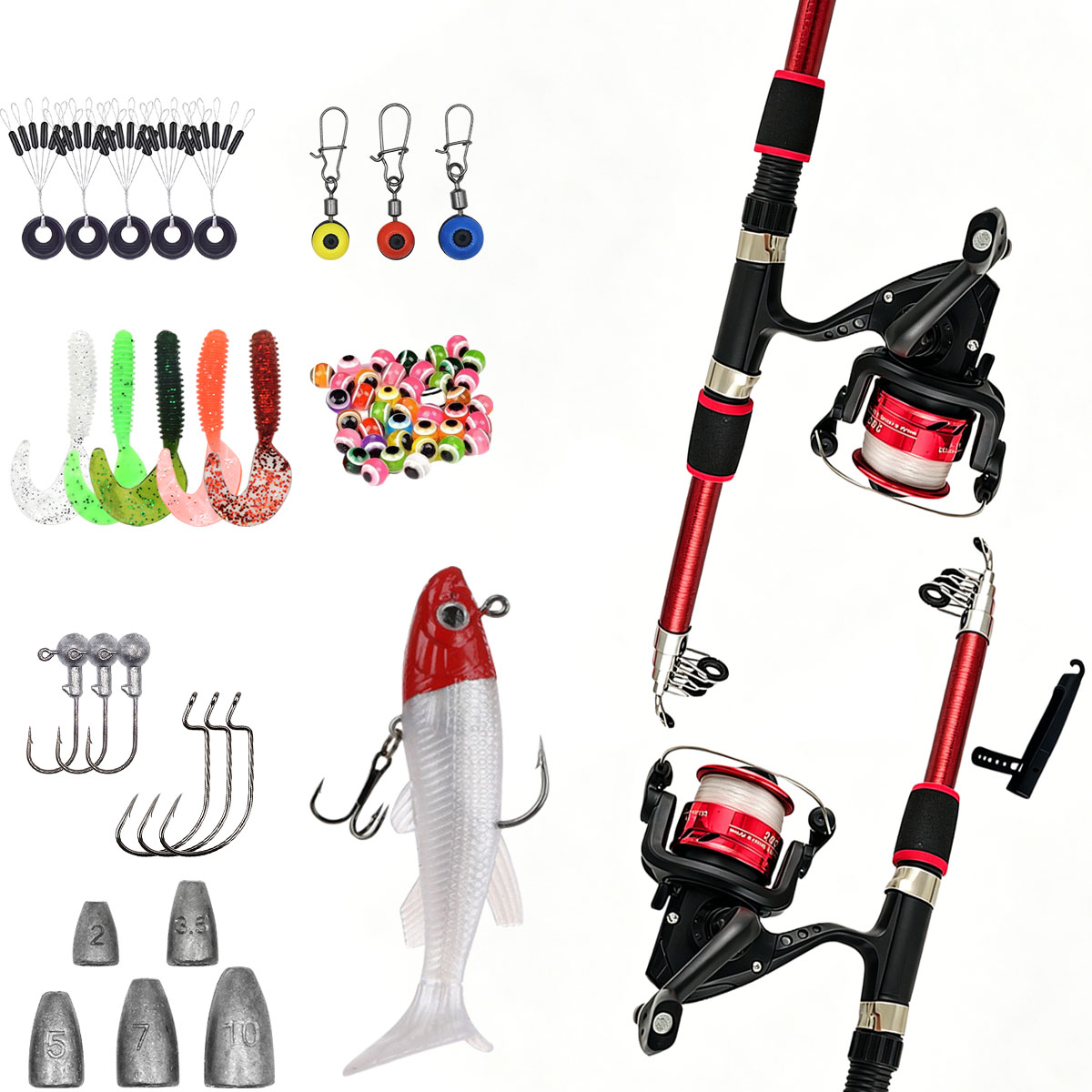 Spinning Fishing Rod and Reel  - Fishing Rod Combo ulasan dan harga